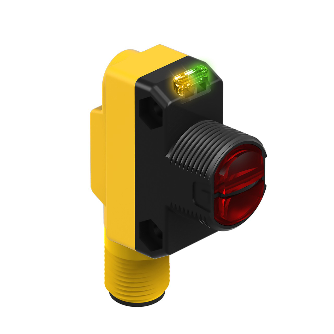 Banner Engineering Photoelectric Sensor; Convergent; Rectangular; 43mm Range; 10-30VDC; NPN; LO/DO Configurable; M12 QD